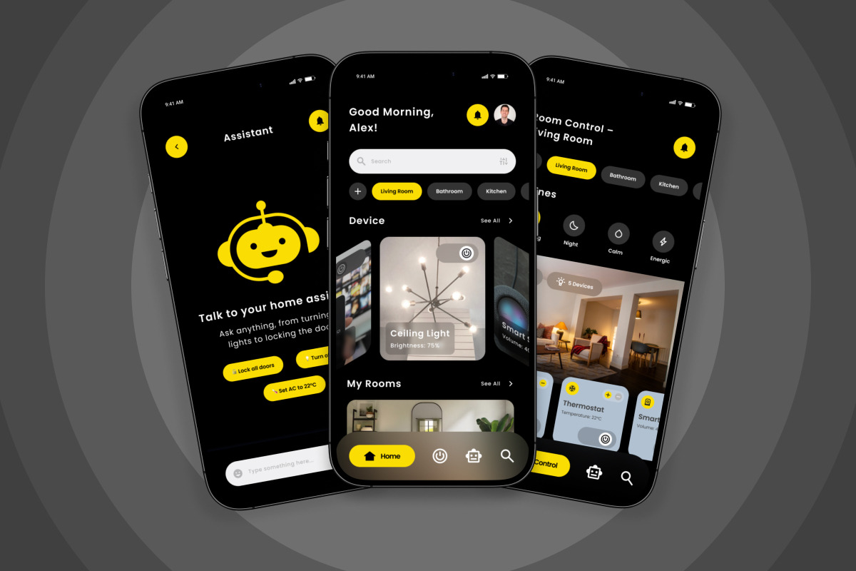 HOMIX – Smart Home App Design, an App Template by twinstd (Photo 4 of 5)