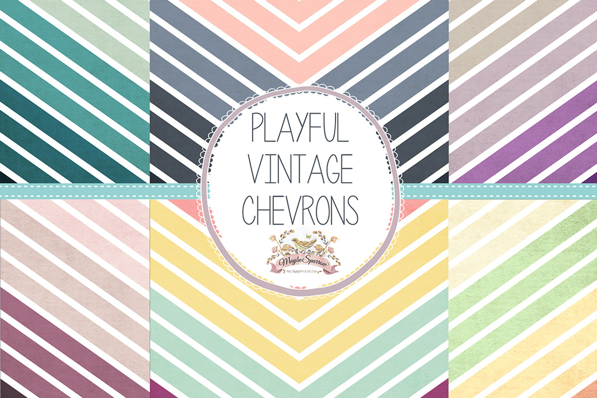Vintage Chevron Papers
