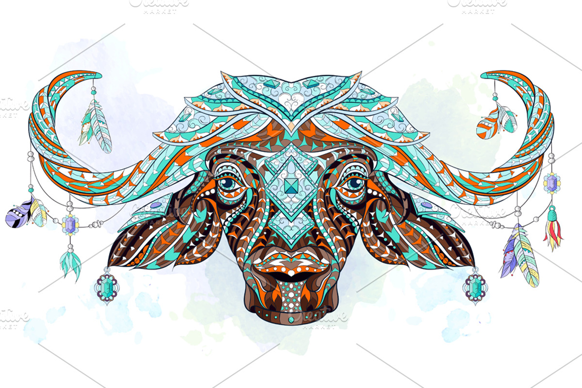 Ethnic Collection: Buffalo, an Animal Illustration by ArtoJoy (Photo 4 of 5)