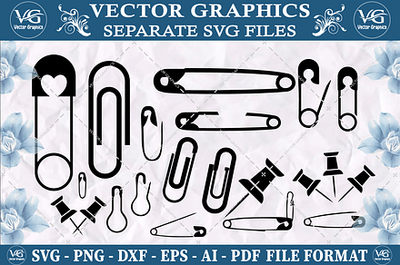 Colored Paper SVG design bundle file