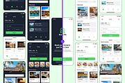 Travel & Hotel Booking App Figma UI, an UI Kit Template by Hammad Arif (Thumbnail 4 of 7)