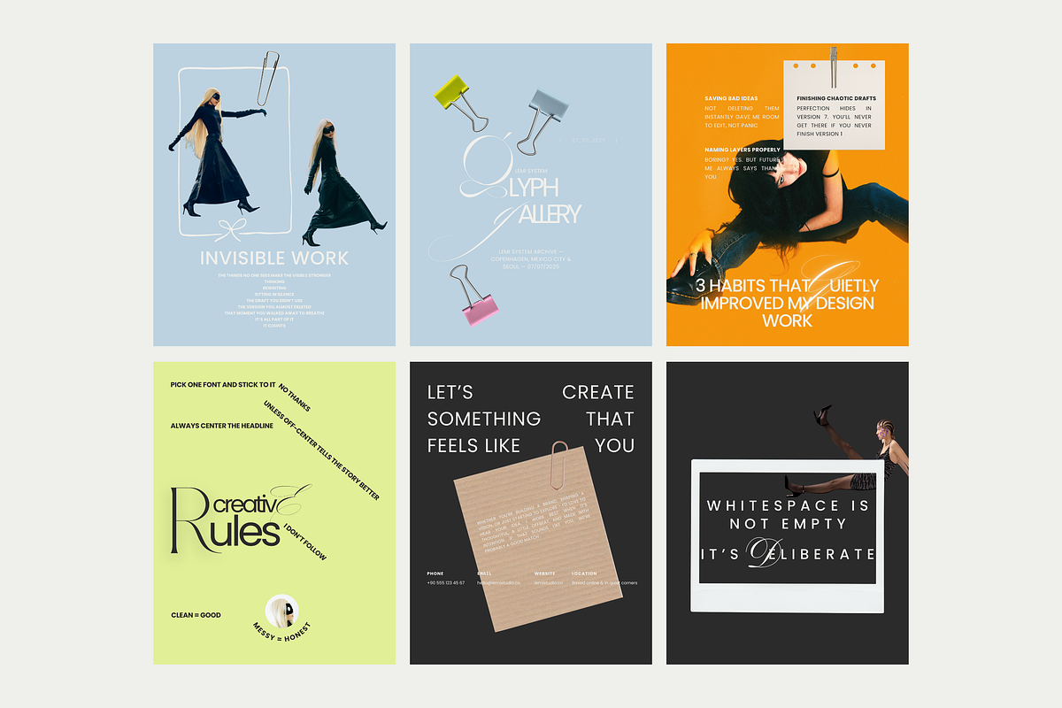 LEMI • EDITORIAL INSTAGRAM TEMPLATES, a Social Media Template by rainbojelia (Photo 14 of 17)