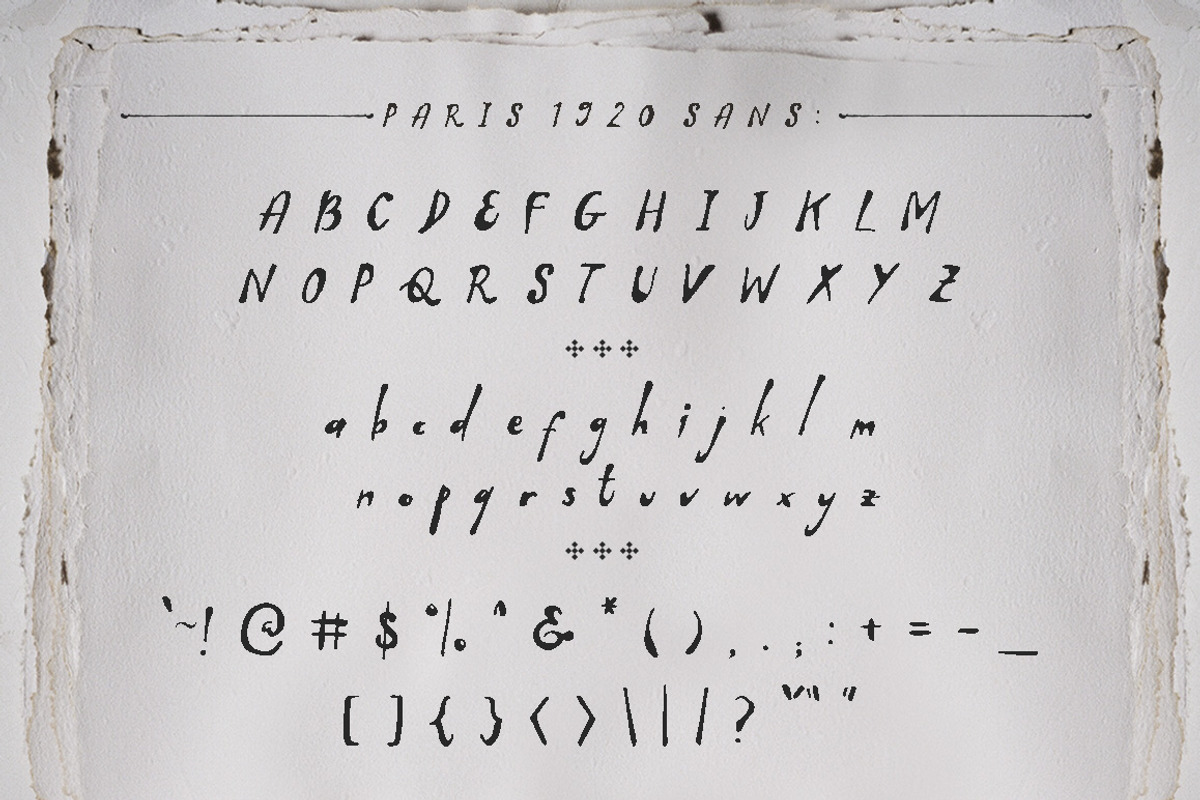 Paris 1920 Script & Sans preview 6