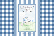 Golf Masters Augusta Clipart Blue, a Graphic by LABFcreations (Thumbnail 1 of 4)