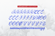 Yureika Glasious Classic Script, a Script Font by gracetype_studio (Thumbnail 10 of 11)