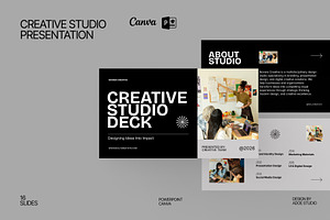 Creative Studio Presentation, a Presentation Template by adoestudio