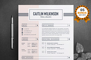 Resume/CV Bundle | 200+ for $29, a Resume Template by ResumeInventor (Thumbnail 67 of 207)