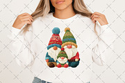 Yarn Crochet Christmas Gnomes PNG, an Illustration by Craft Nest (Thumbnail 4 of 6)