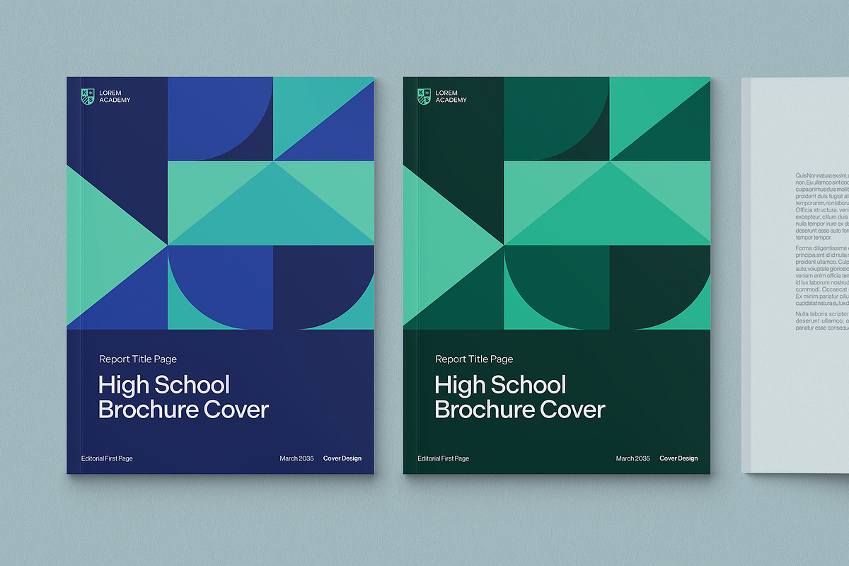 Education Brochure Cover Template, a Brochure Template by BrandPacks (Photo 2 of 6)