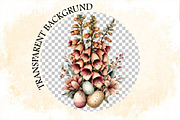 Whimsical Easter Foxglove Clipart Bu, an Illustration by SVGArt (Thumbnail 5 of 7)