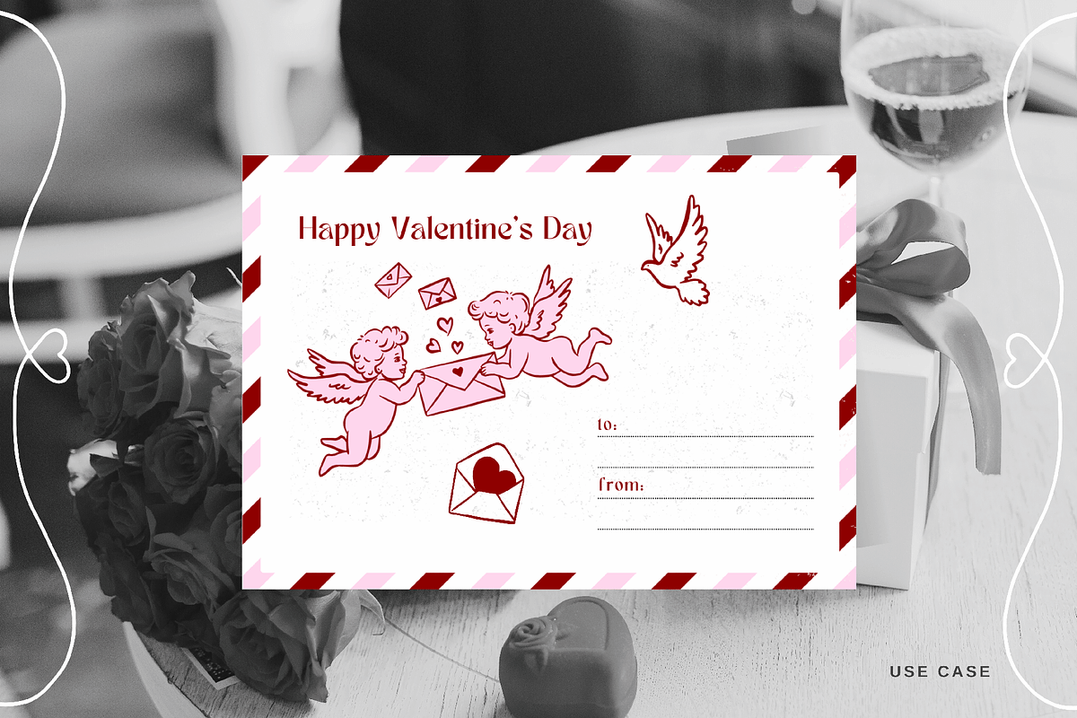 Whimsical Cupid Collection, a Decorative Illustration by InstaDesignPro (Photo 11 of 12)