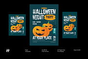 Halloween Night Party Flyer, a Flyer Template by Neermana (Thumbnail 1 of 4)