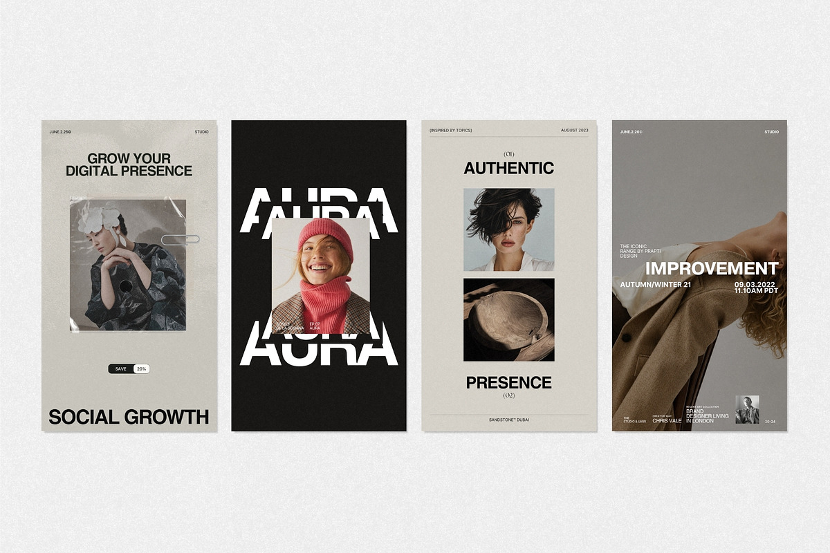 ZEVR | Social Media Kit Bundle, a Social Media Template by Crafted Pixel (Photo 6 of 10)