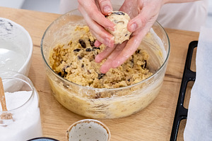 Home food cookies making chef hand dough baking, a Person Photo by Photo Drive Studio