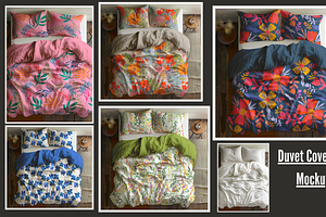Bedding Set Mockup, a Product Mockup by Nora Gad