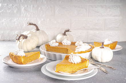 Traditional autumn pumpkin pie stock photo containing pumpkin pie and pumpkin, a Food & Drink Photo by Rimma