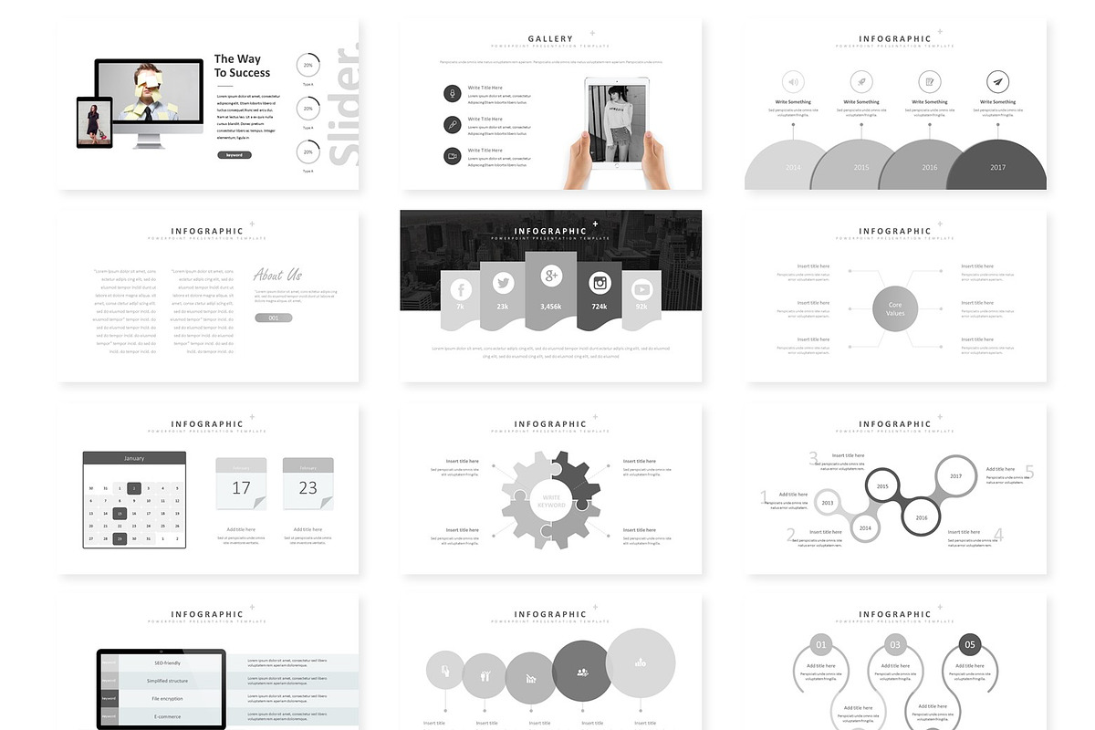 Slider - Keynote Template, a Presentation Template by AQR Studio