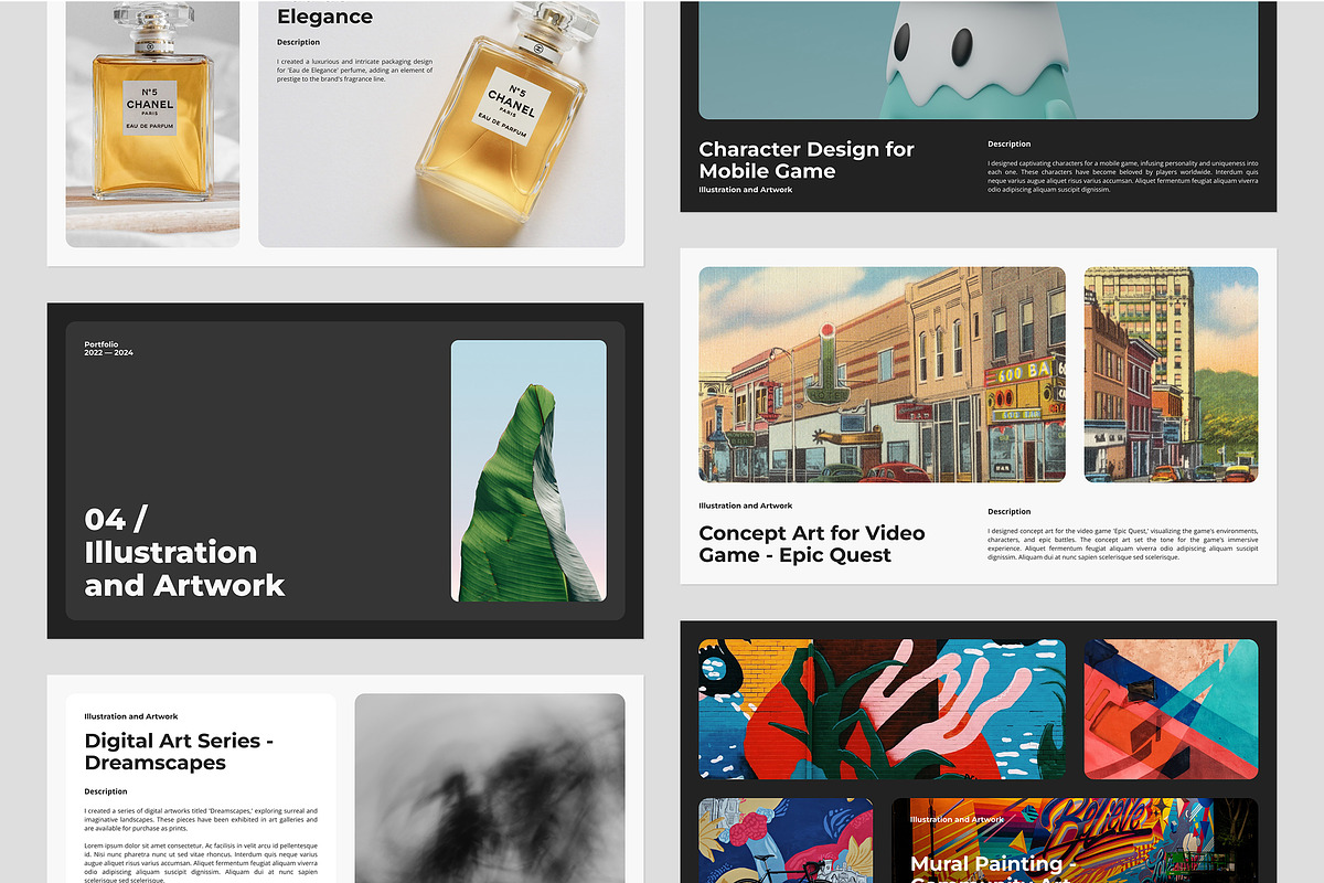 KARA - Portfolio Google Slides, a Presentation Template by Gaize (Photo 8 of 10)