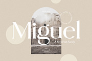 Miguel, a Serif Font by din-studio.com (Thumbnail 1 of 11)