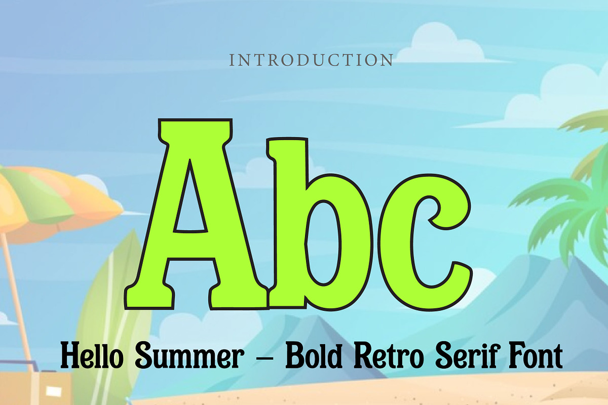 Hello Summer, a Script Font by Wow Magic (Photo 2 of 3)