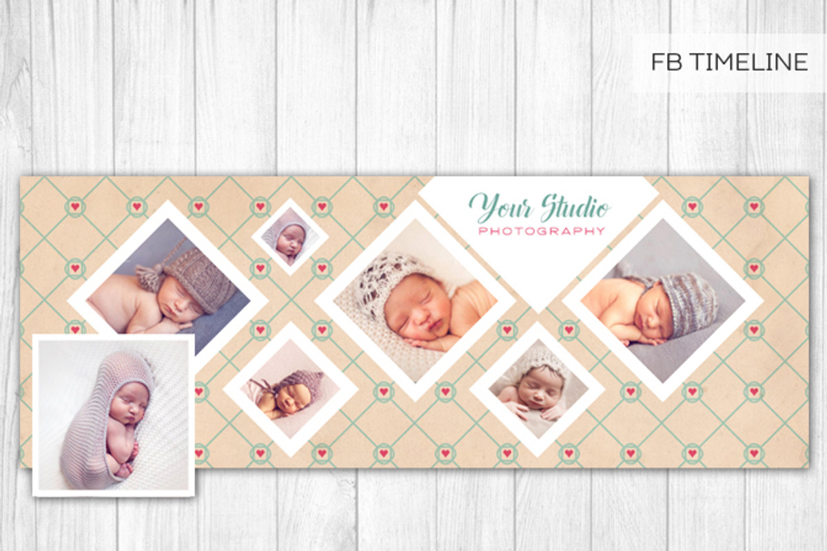 Cute FB timeline for photographer, a Presentation Template by We♡Loph