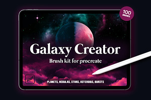 Galaxy Creator brushes for Procreate