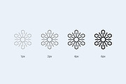 48 unique snowflake icons, an Icon by popcic (Thumbnail 4 of 5)