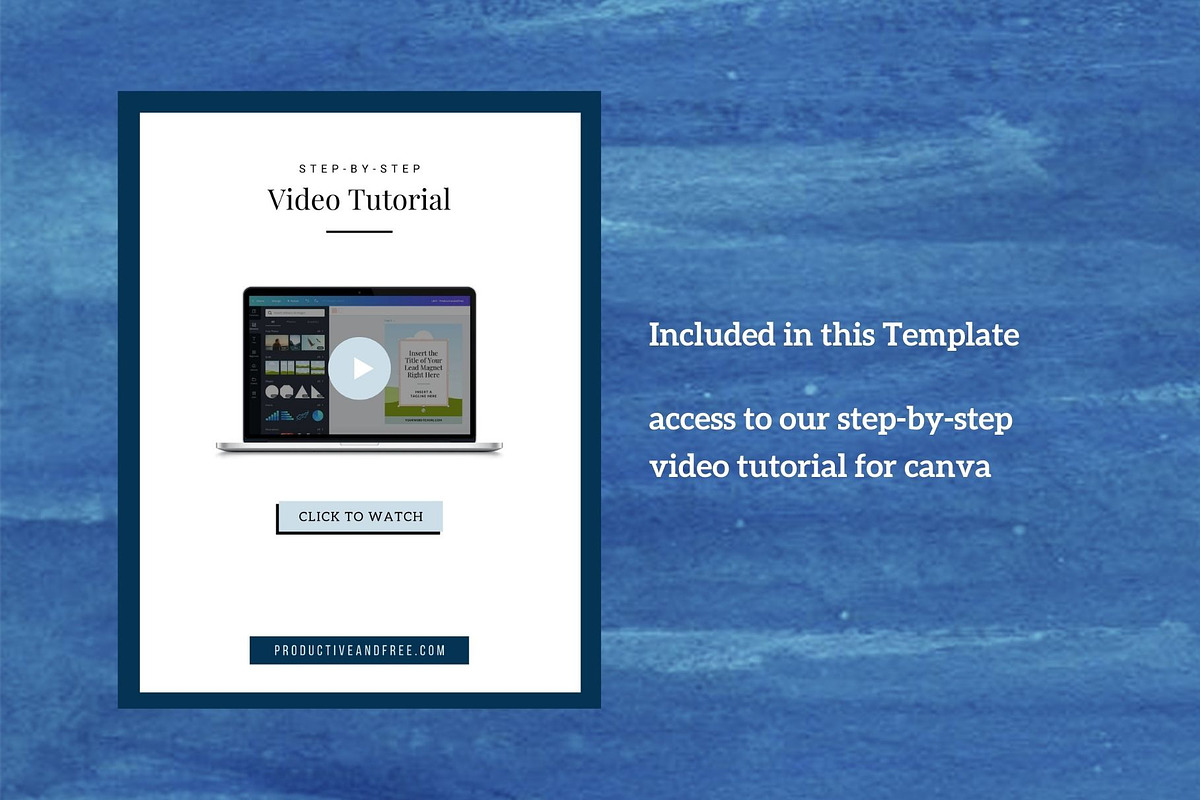 Two Page Media Kit in Navy Blue, a Templates & Theme by ProductiveandFree (Photo 6 of 10)