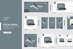 Social Media Template Pack Bundle V1