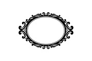 Vintage Oval Frame Vector Bundle, an Illustration by musafir_fashion (Thumbnail 31 of 31)