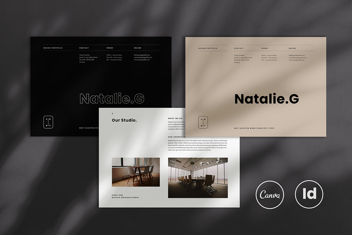 Design Portfolio and Resume, a Brochure Template by Occy Design (Photo 1 of 12)