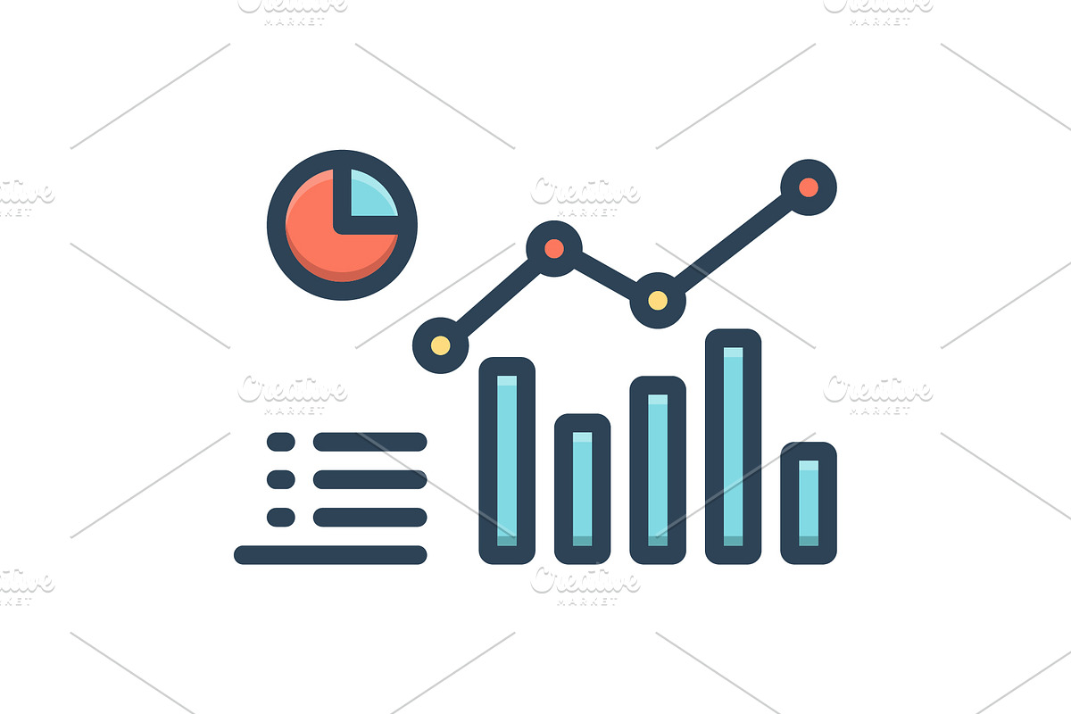 Analysis dashboard color icon, a Duotone Icon by Creative priyanka