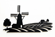 Dutch Windmill Field Set, an Illustration by BIPLOB EXPERT (Thumbnail 7 of 10)