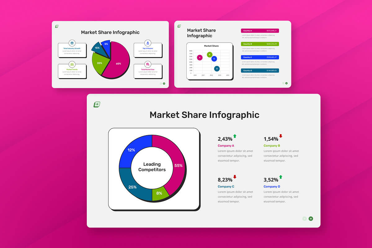 Market Share Infographic, an Object Graphic by Antstheme (Photo 3 of 3)