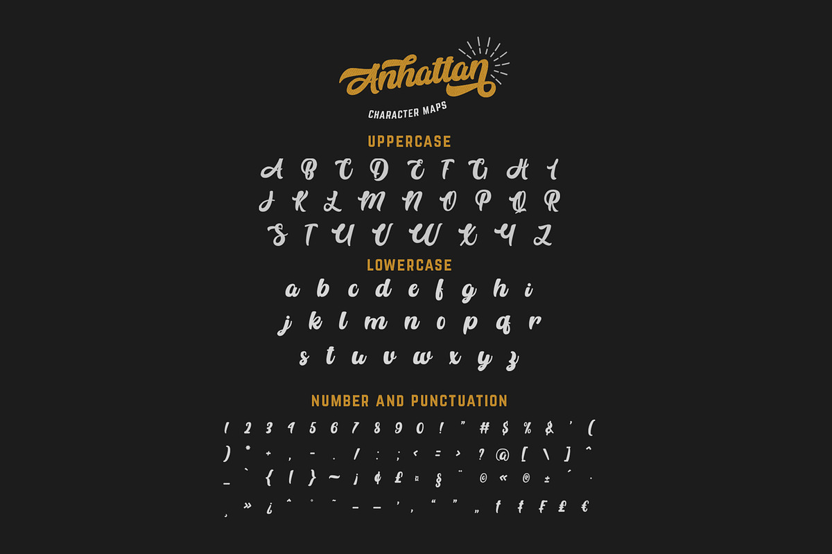 Anhattan - Retro Bold Script Font, a Script Font by StringLabs (Photo 11 of 13)