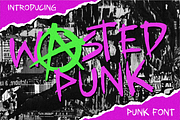 Wasted Punk - Punk Font, a Font by PutraCetol Studio (Thumbnail 1 of 5)