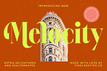 Melocity Elegant Display Serif
