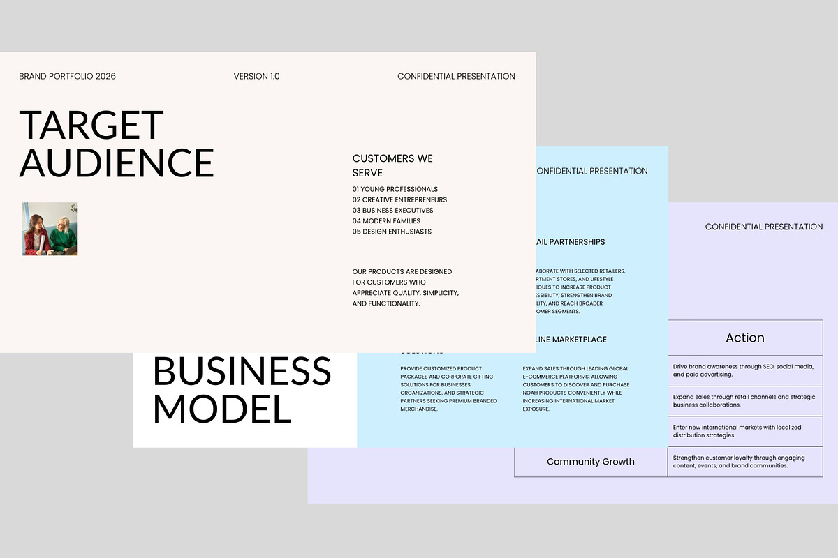 Brand Portfolio Keynote Template, a Presentation Template by adoestudio (Photo 3 of 7)