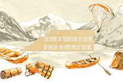 Outdoor Activities Watercolor Sketch, an Object Graphic by Cat In Colour (Thumbnail 3 of 6)