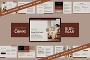 Brand Style Identity Guideline Canva, a Design Template by Rise and Roar Design (Thumbnail 1 of 9)