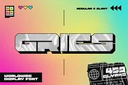 Gries Bold, a Sans Serif Font by 24Design Studios (Thumbnail 1 of 9)