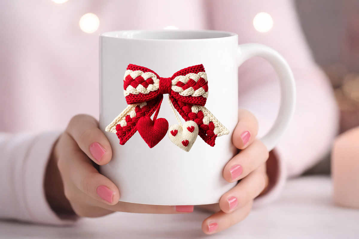 Cute Valentine Bow PNG, an Illustration by DreamArtGraphic (Photo 4 of 4)