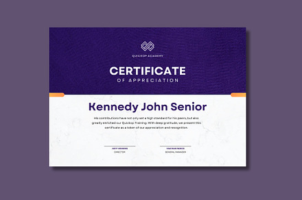 Certificate Canva Design Template, a Branding & Logo Template by MK Creatives
