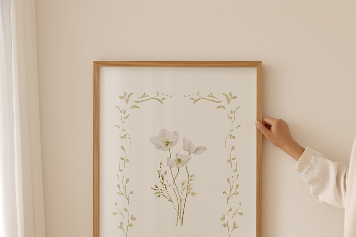 White Florals Watercolor Collection, a Decorative Illustration by Altea Design Studio (Photo 10 of 13)