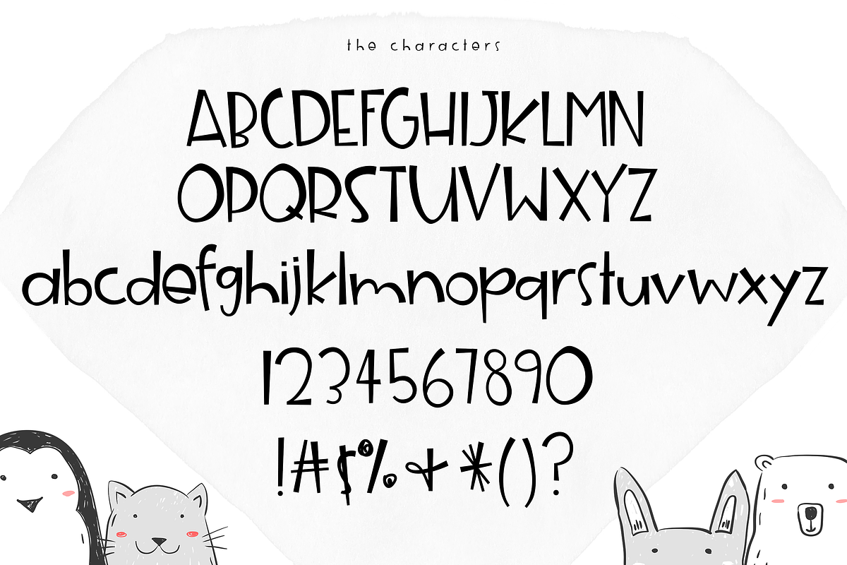 Animal Crackers - A Fun Font preview 8