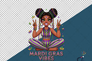 Mardi Gras Vibes PNG, an Illustration by Creative Art (Thumbnail 6 of 6)