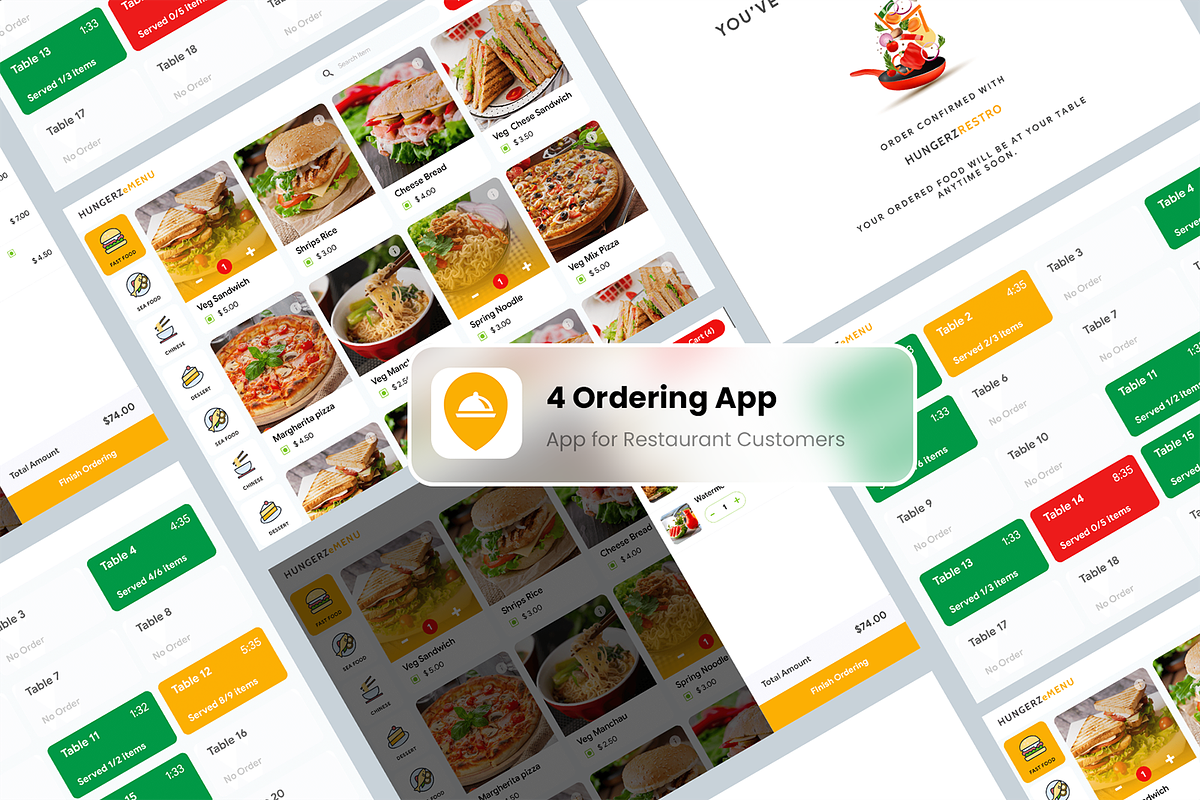 6 in 1 Food Ordering App | Hungerz, an App Template by Opus LabWorks (Photo 9 of 10)