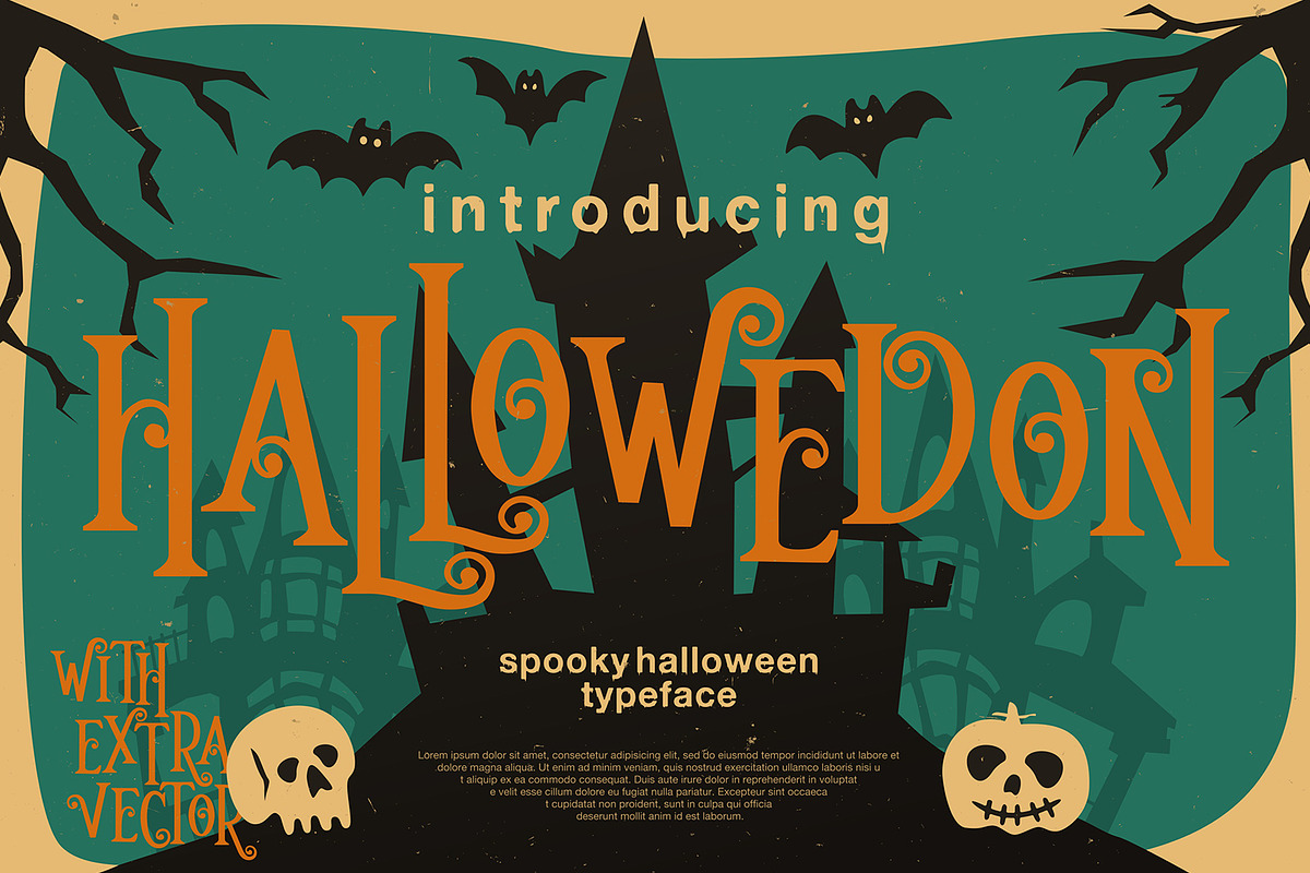 Hallowedon - Scary typeface, a Font by Bentype Studio (Photo 1 of 8)