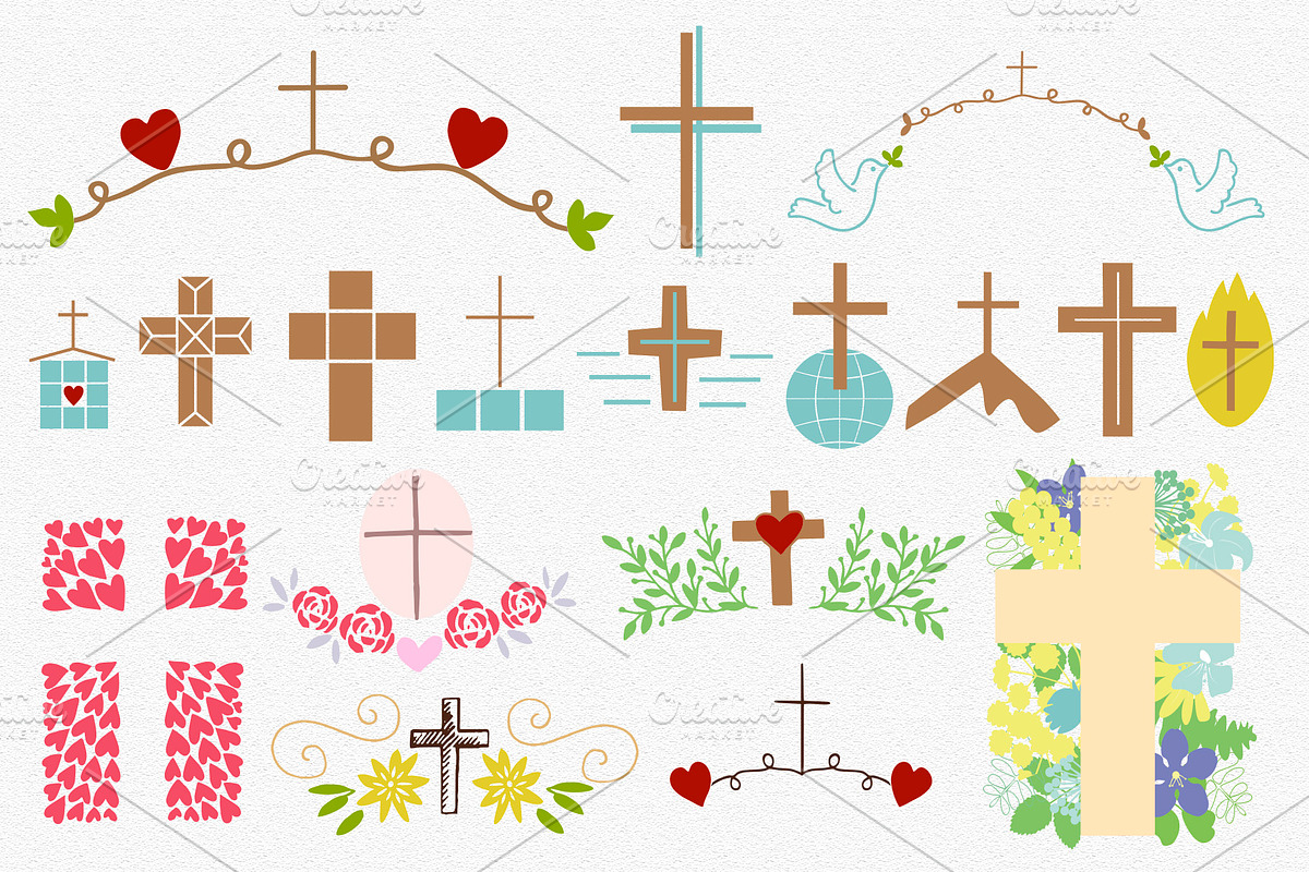 CROSSES SET, an Icon by Ola-la-la (Photo 3 of 6)