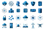 Low poly AI and tech logo collection, a Technology Illustration by LogosDen (Thumbnail 3 of 3)